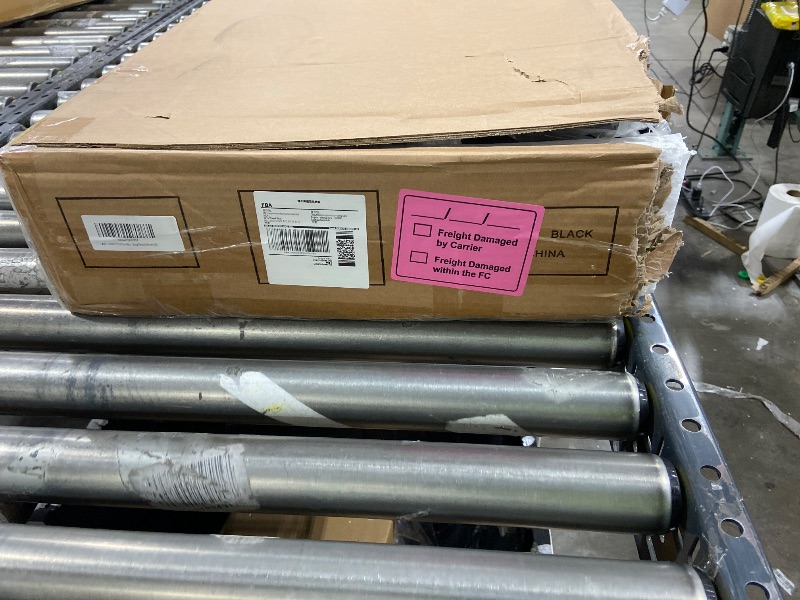 Photo 1 of LUBEDCY Full Size Metal Platform Bed Frame with Velvet Button-Tufted Headboard, 2 Storage Drawers, LED Light & USB Charging Port, Heavy Duty, Brown Wooden Panel, No Box Spring Needed (Brown, Full)