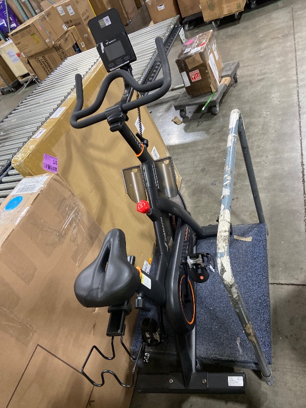 Photo 1 of Merach Magnetic Exercise Bike, Self powered Indoor Cycling Bike with Self-Developed App, 350 lbs Weight Capacity & 40 lbs Flywheel, Stationary Bikes for Home Cardio Gym Fitness