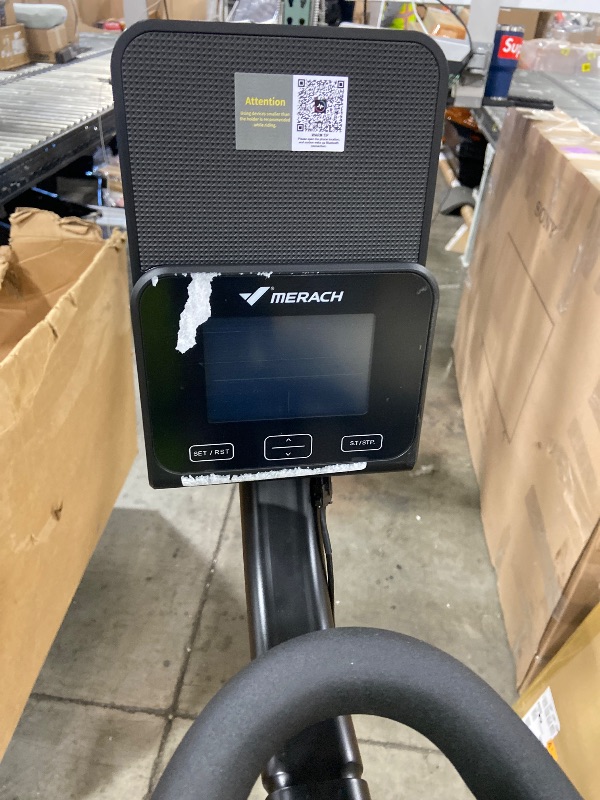Photo 1 of Merach Magnetic Exercise Bike, Self powered Indoor Cycling Bike with Self-Developed App, 350 lbs Weight Capacity & 40 lbs Flywheel, Stationary Bikes for Home Cardio Gym Fitness