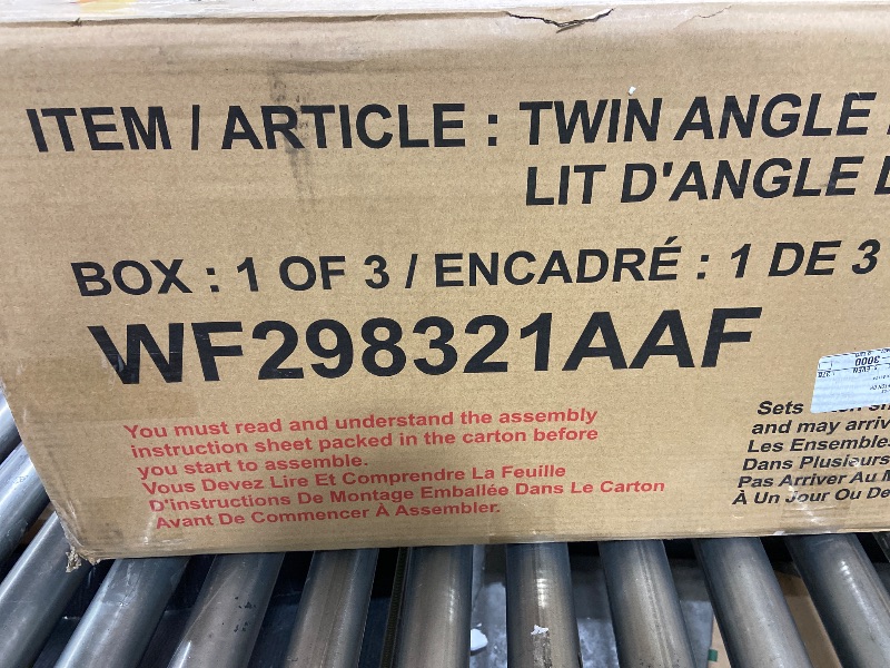 Photo 1 of BOX 1 AND 2 ONLY OUT OF 3 - DERCASS Upholstered Double Daybed,Sofa Bed Frame with Trundle and Drawer for Guest Room, Bedroom,No Box Spring Required (Green, Twin) BOX 3 NOT INCLUDED