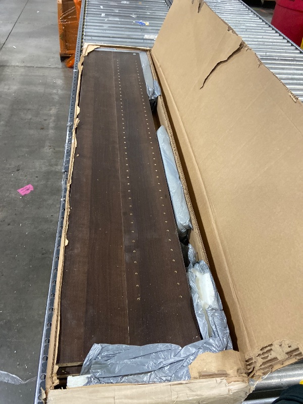 Photo 1 of Espresso Transitional Composite Media Cabinet