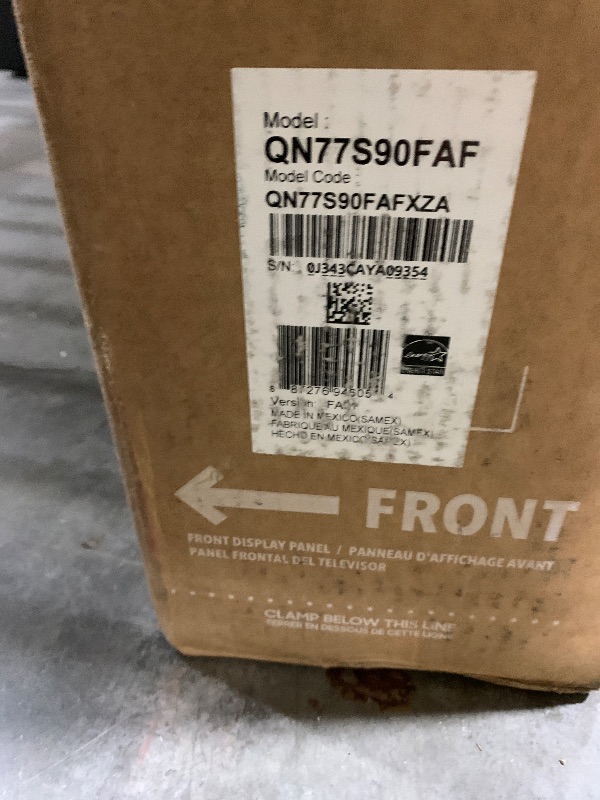 Photo 1 of Samsung 77-Inch Class OLED S90F 4K Smart TV (2025 Model) NQ4 AI Gen3 Processor, Upscaling Pro, HDR +, Motion Xcelerator 144Hz, Samsung Vision AI, Alexa Built-in