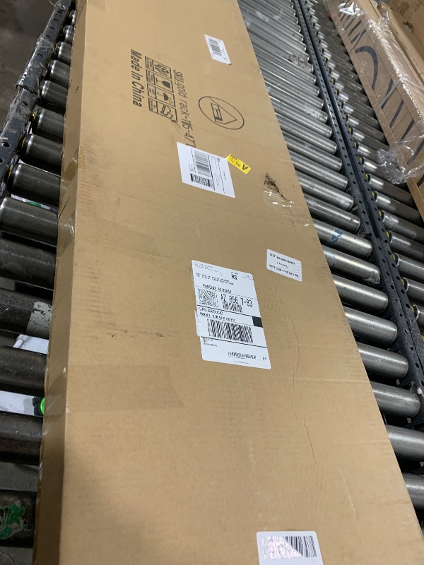 Photo 1 of BOSURU Gold Pipe Clothing Racks Freestanding, Modern Metal Clothes Rack Heavy Duty, Easy Assemble Clothing Rack for Hanging Boutiques and Bedroom 47" L