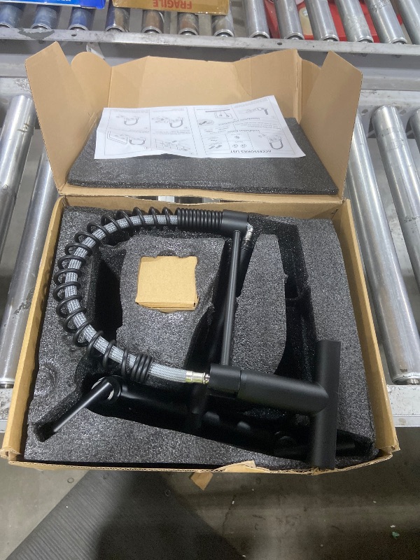 Photo 1 of Wall Mount Kitchen Faucets, LUOGULIANG 8 Inch Center Wall Mounted Kitchen Sink Faucet with Sprayer, Matte Black