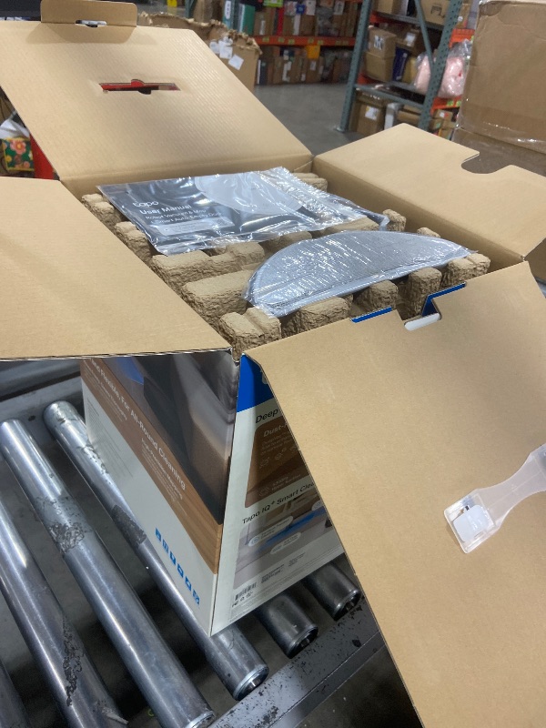 Photo 1 of Tapo Ultra-Slim LiDAR Smart Navigation Robot Vacuum and Mop with Self-Emptying Dock, 5300Pa Max, 97%+ Dust Pickup Rate, Self-Charging, Compatible with Alexa & Google Home, RV20 Max Plus