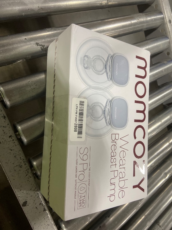 Photo 1 of Momcozy S9 Pro Upgraded Wearable Breast Pump, Hands-Free Design with Extended Battery Life & LED Display, Double Electric Portable Pump with 2 Modes & 9 Levels, 24mm, 2-Pack, Gray