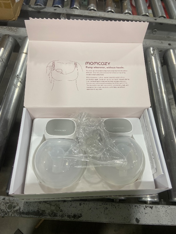 Photo 1 of Momcozy S9 Pro Upgraded Wearable Breast Pump, Hands-Free Design with Extended Battery Life & LED Display, Double Electric Portable Pump with 2 Modes & 9 Levels, 24mm, 2-Pack, Gray