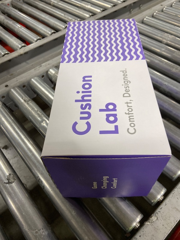 Photo 1 of C CUSHION LAB Deep Sleep Pillow, Patented Ergonomic Contour Design for Side & Back Sleepers, Orthopedic Cervical Shape Gently Cradles Head & Provides Neck Support & Shoulder Pain Relief - Calm Grey