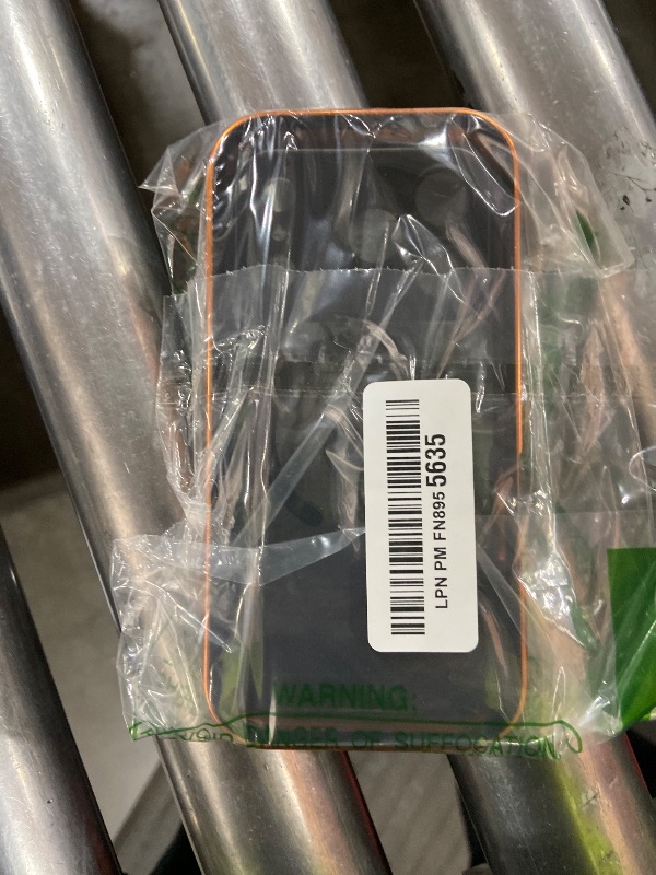 Photo 1 of [Full Camera Protection& Mechanical Lock]Magnetic Privacy Case for iPhone 17 Pro [Compatible with MagSafe] [CD Metal Ring]Full Body Shockproof Metal Bumper, 9H Anti Peeping Glass Cover-Orange