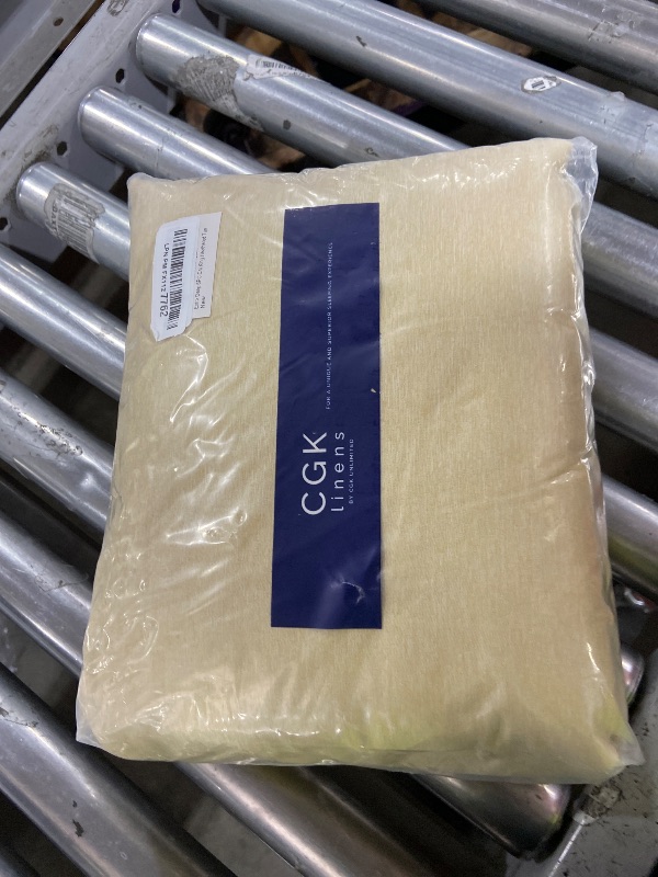 Photo 1 of Extra Deep Cal King Sheet Set - 6 Piece Breathable and Cooling Sheets - Hotel Luxury Bedding for Women, Men, Kids & Teens - Easy Secure Fit - Soft & Wrinkle Free - Extra Deep Pockets - Heathered Tan