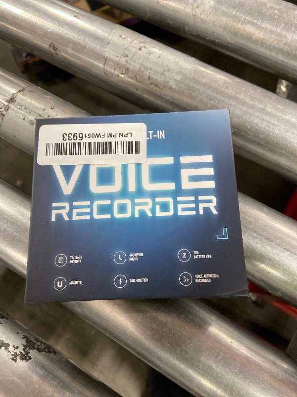 Photo 1 of 136GB Natesukii Magnetic Voice Activated Recorder - 9800Hrs Recording Device with Al-Intelligent Triple Noise Reduction Portable Dictaphone Digital Voice Recorder with Playback for Lecture Meeting