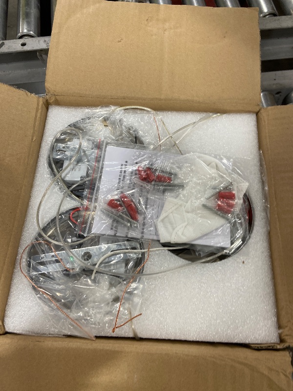 Photo 1 of **DAMAGE, INCOMPLETE** CHYING 2 Pack Mini Modern LED Pendant Lights Kitchen Island, Chrome 5W Crystal Globe Jellyfish Pendant Lighting for Dining Room Bathroom Bedroom Entry Foyer Bar, 6000K Cool White