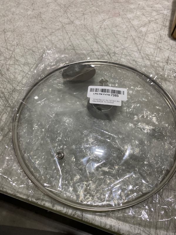 Photo 1 of 10.5 Inch Pan Lid, Frying Pan Lid, Fry Pan Lid, Skillet Lid, Pan Lid with Handle Compatible with 10-10.7 Inch Kitchen Cookware, Tempered Glass Cover, 10.5"