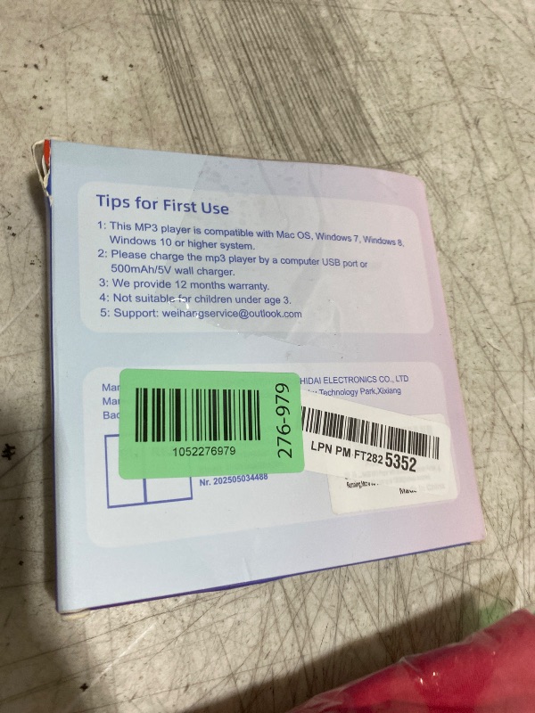 Photo 1 of 64GB MP3 Player with Bluetooth,Bluetooth Portable HiFi Lossless Sound MP3 Player with Speaker,Voice Recorder,Shuffle for Kids,Hiking,Running,Micro SD Card up to 128GB(Earbuds Included)