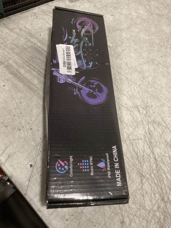 Photo 1 of Kairiyard 8PCS Motorcycle Underglow LED Light Kit, App Control Multicolor Motorcycle LED Light Kit Music Sync RGB Strips Light Waterproof Compatible with Harley Davidson Honda Kawasaki Suzuki