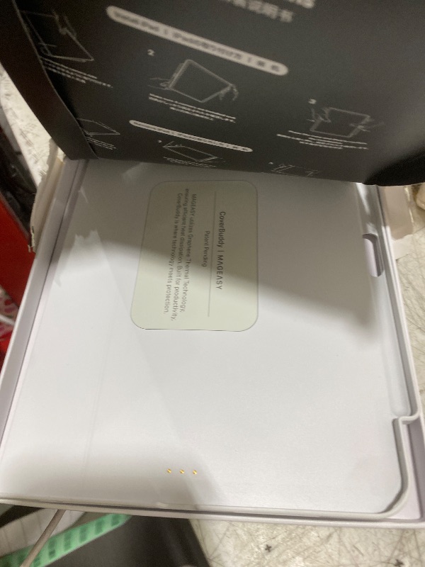 Photo 1 of MAGEASY CoverBuddy for M5 & M4 iPad Pro 11" (2024-2025) - iPad Pro Case Compatible with Magic Keyboard for iPad Pro (M5 & M4), Enhanced Thickness & Heat Dissipation - New White (Leather 5.05)