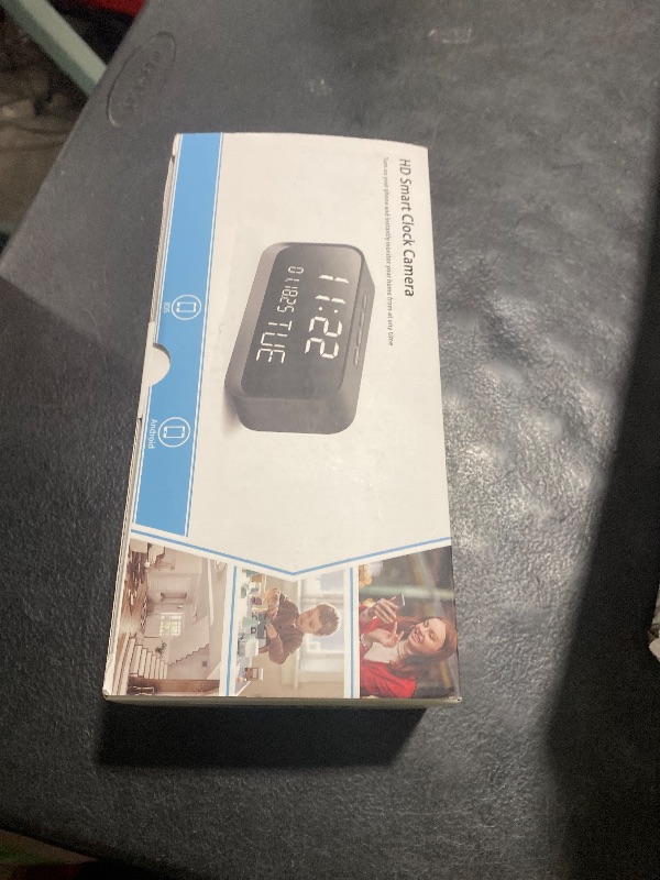 Photo 1 of Clock Camera - WiFi Nanny Cam with 1080P HD Video, AI Motion Detection, Clear Night Vision, Dual-Band WiFi, Bluetooth Connectivity, Local & Cloud Storage – Indoor Security Camera for Home & Office