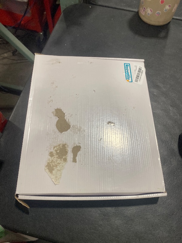 Photo 1 of 10-Pack Peel and Stick Tile Backsplash 12"X12" PVC Wall Tiles, Stick on Backsplash for Kitchen, Bathroom Tile, Fireplace Décor, Laundry Table, Stair Decals in Pure White