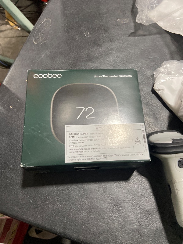 Photo 1 of ecobee Smart Thermostat Enhanced - Programmable Wifi Thermostat - Works with Siri, Alexa, Google Assistant - Energy Star Certified - Smart Home