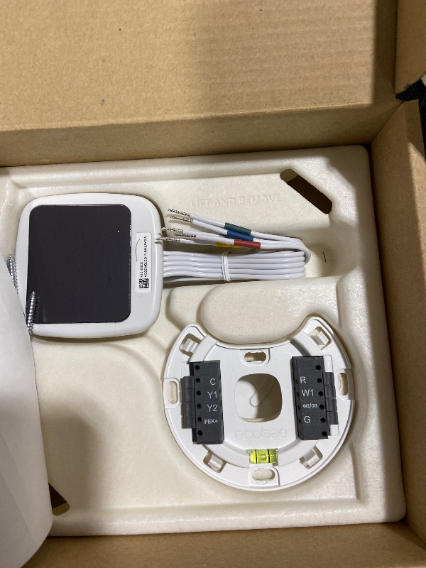 Photo 1 of ecobee Smart Thermostat Enhanced - Programmable Wifi Thermostat - Works with Siri, Alexa, Google Assistant - Energy Star Certified - Smart Home