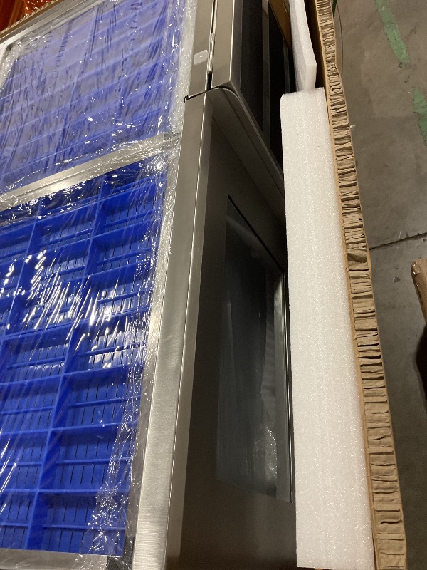 Photo 1 of POLIMO Dog Wash Station with Pet Dryer & LED, Professional Dog Bathing Station for Large, Medium & Small Dogs – with Window, Ramp, Drawer, Floor Grate, LED Display & Faucet (Right Ramp & Dryer, 50")