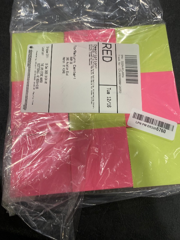 Photo 1 of (18 Pads) Pop Up Sticky Notes 3x3 Refills, Alternating Color, Strong Adhesive Memo Pad Bulk, Suitable for Home, Office, School, Clean Removal