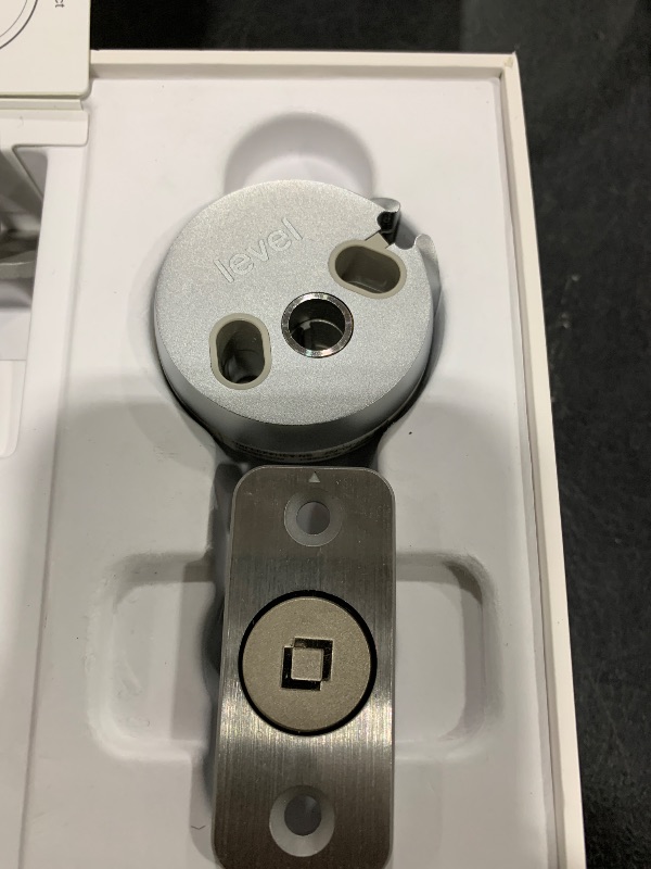 Photo 1 of Level Bolt (Wi-Fi) Smart Deadbolt - Make Your Lock Smart & Keep Existing Hardware and Keys - Lock/Unlock from Anywhere - Level App for iOS & Android - Works with Apple Home, Alexa & Google, White