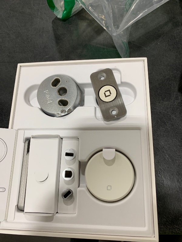 Photo 1 of Level Bolt (Wi-Fi) Smart Deadbolt - Make Your Lock Smart & Keep Existing Hardware and Keys - Lock/Unlock from Anywhere - Level App for iOS & Android - Works with Apple Home, Alexa & Google, White