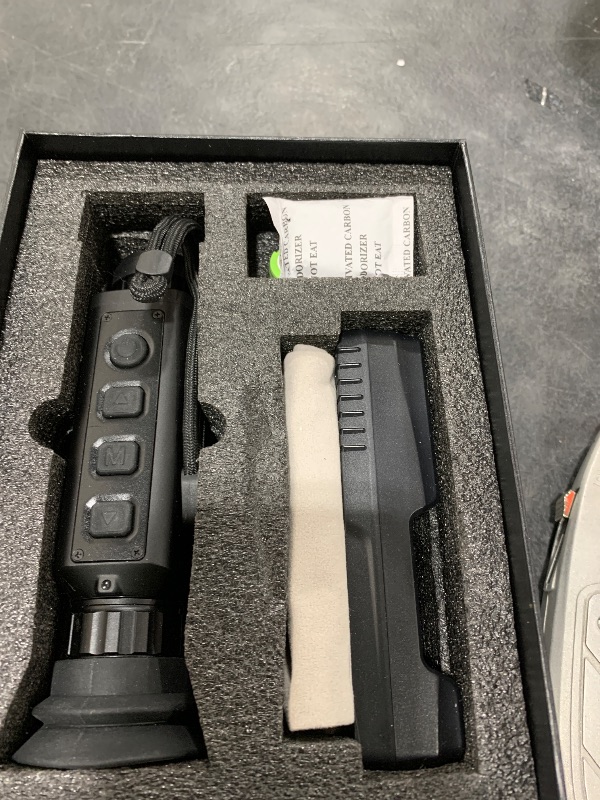 Photo 1 of Thermal Monocular for Hunting, 384x288 AI Super Resolution 15mm Lens 1024×768 OLED Screen Thermal Scope,1-4× Zoom 13H Backup Battery Waterproof Pocket-Sized Night Vision