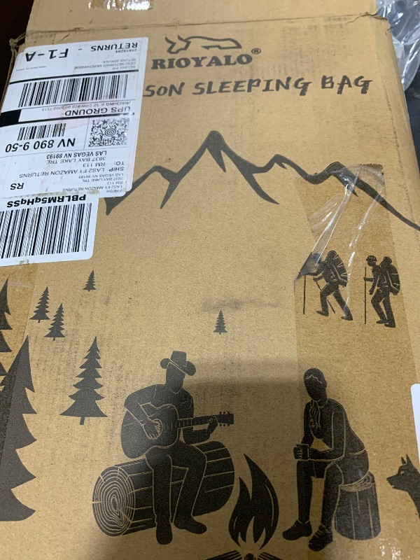 View 2 of 0 Degree Winter Sleeping Bags for Adults Camping -Temp Range (5F – 32F) Portable Waterproof Compression Sack- Cold Weather Sleeping Bags for Big and Tall in Env Hoodie: Hiking Backpacking 4 Season