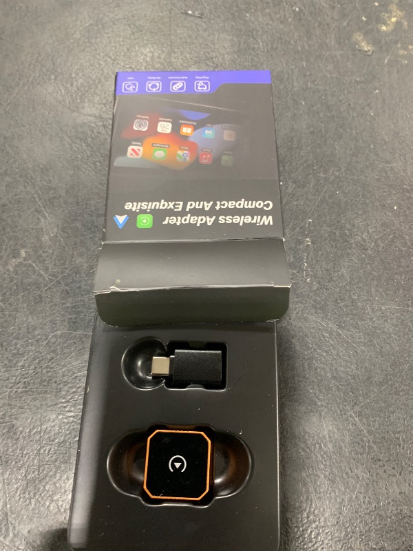 Photo 1 of 2026 Aimoon Mini Wireless CarPlay Adapter Upgrade Wired to Wireless for CarPlay & Android Auto Plug and Play Fast Auto-Reconnect Stable Control Zero Delay Car Play for iPhone iOS 10+ Android 11+
