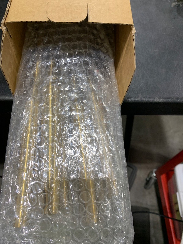 Photo 1 of Gold Kitchen Utensils Set - 18/10 Stainless Steel Cooking Tools, 15" All Metal Serving Utensils with Fork, Solid/Slotted Spoon, Spatula, Ladle, Skimmer, Tunner, Pasta Spoon, Large Spoon, Set of 9