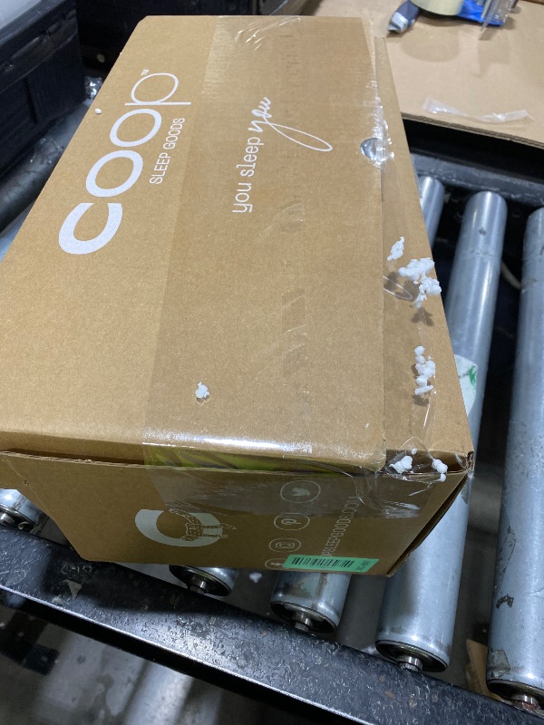 Photo 1 of Coop Home Goods Original Crescent Adjustable Pillow, Queen Bed Pillows for Shoulder, Neck & Head Support, Crescent Foam Pillows - Medium Firm for Back & Side Sleeper, CertiPUR-US/GREENGUARD Gold