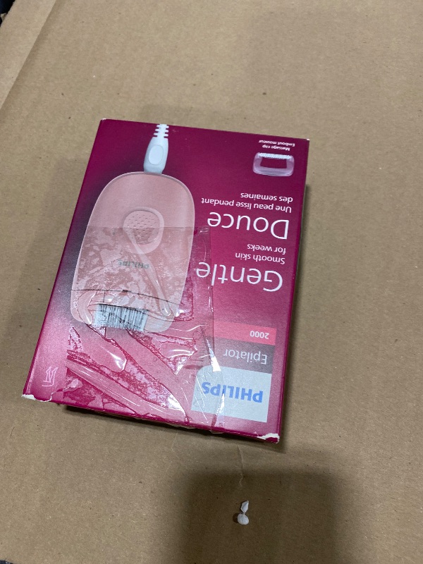 Photo 1 of Philips Epilator Series 2000, Corded Epilator for Legs and Body, Hair Removal Device for Women, Model BRE227/00