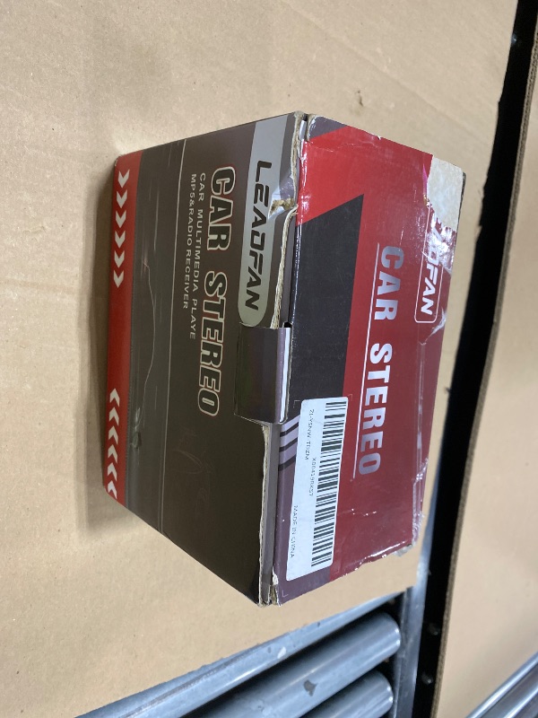 Photo 1 of Leadfan Double Din Car Stereo Radio Support Apple Carplay&Android Auto, 7inch HD Touchscreen Double Din Radio with Bluetooth, Car Audio Receivers, Camera, MirrorLink, FM Radio, 2 USB/TF/AUX/Subwoofer