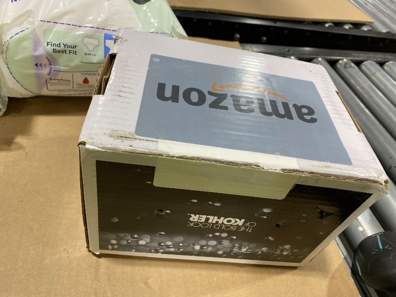 Photo 1 of Kohler 37722-Y-2MB Cinq™ Square single-function filtered showerhead, 2.5 gpm, Vibrant Brushed Moderne Brass