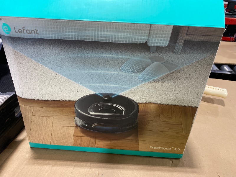 Photo 1 of Lefant LiDAR Robot Vacuum and Mop, Smart Mapping and Obstacle Avoidance, Tangle-Free Pet Hair, 2.4G/5G WiFi App Control, Slim Design for Wider Coverage, Carpet Detection, M330 Pro