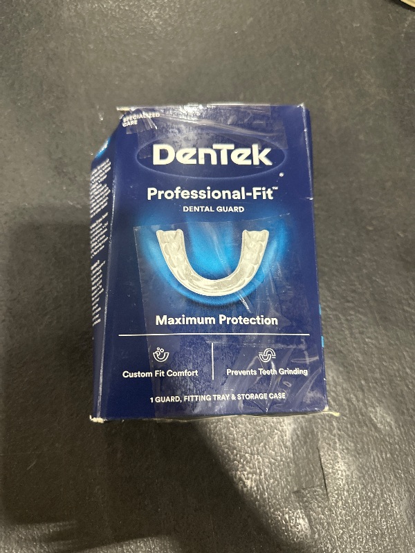 Photo 1 of DenTek Professional-Fit Dental Guard, Mouth Guard for Grinding Teeth at Night, 1 Count