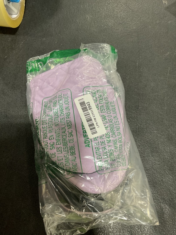 Photo 1 of 1 Pair Short Oven Mitts - Silicone Kitchen Oven Gloves High Heat Resistant 500?, Mini Oven Mits with Non-Slip Grip Surfaces and Hanging Loop for BBQ, Baking, Cooking and Grilling (Purple)