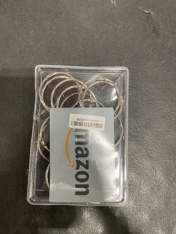Photo 1 of 3 Inch (12 Pack) Book Binder Rings, Office Loose Leaf Ring, Nickel Plated Steel Binder Rings, Keychain Key Rings, Metal Book Rings, Silver