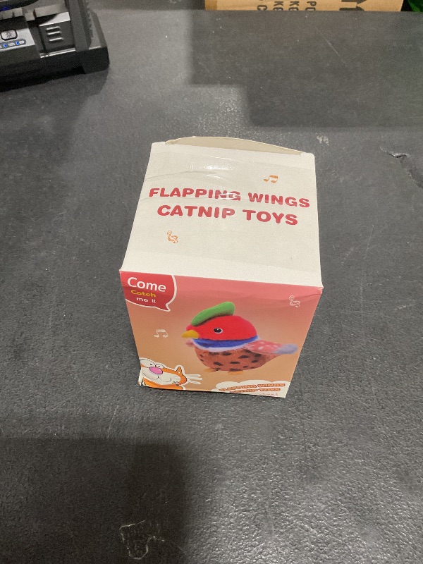 Photo 1 of KreizyGo Cat Toys, Flapping Wings Pheasant, No Flying, Chirping Bird Interactive Catnip Toy for Kitten or Small Dogs, Touch Activated, Rechargeable, 3 Modes