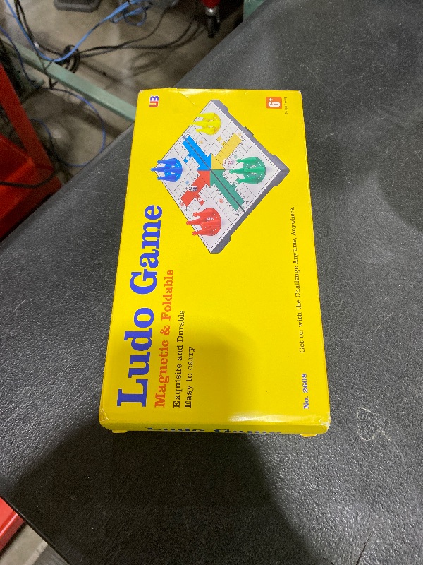 Photo 1 of KOKOSUN Ludo Game Board Set -9.5”, Magnetic Folding Travel Classic Strategy Game (Rounded Corner)