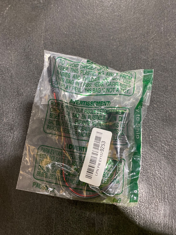 Photo 1 of SAE Cigarette Lighter Plug Socket Adapter Power Extension Cable Cord SAE 2 Pin Quick Release Connect Disconnect Plug