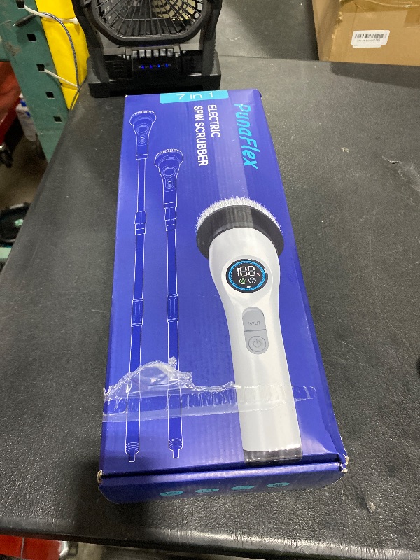 Photo 1 of Electric Spin Scrubber Cleaning Bathroom: Shower Cleaner Brush, Cordless Power Scrubber for Tub Tile and Floor (Handle Length 50)