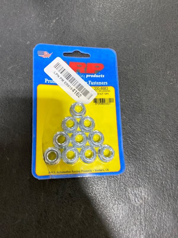 Photo 1 of ARP 200-8683 M10 x 1.25 Locking Flange Nut - 10 Piece