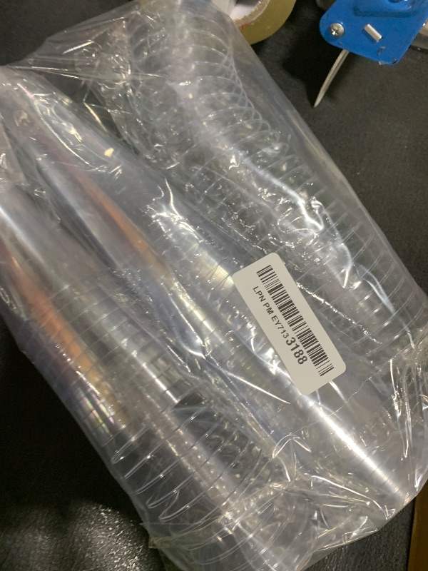 Photo 1 of SUREHOME Plastic Champagne Flutes Plastic Champagne Glasses Disposable Mimosa Glasses Bulk 100 Pack Clear Wedding Toasting Cups Unbreakable Crystal Stemware for Bar Baby Shower Birthday Party Supplies