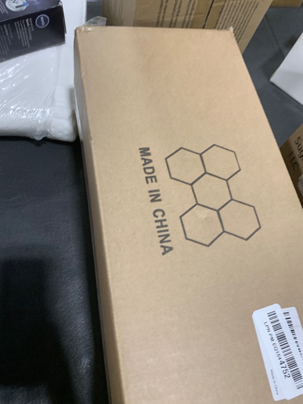 Photo 1 of Sylsmart Hexagon Garage Lights, 26400LM Super Bright 5 Hex Led Honeycomb Light, Easy Install Octagon Lights Ceiling for Car Detailing Shop Workshop Warehouse Basement