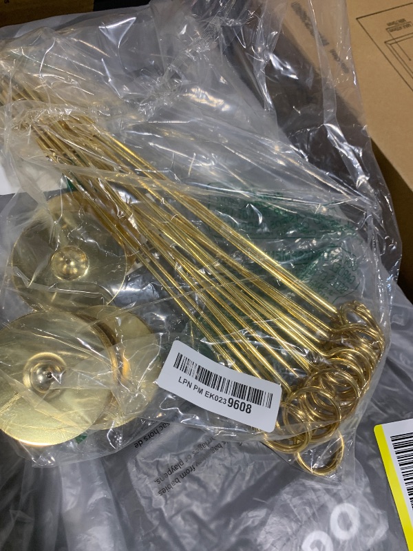 Photo 1 of Urban Deco 16PK Gold Table Number Holders Place Card Holders 12 Inch Table Card Holders Steel Card Holders for Photos, Food Signs, Memo Notes, Weddings, Restaurants, Birthdays
