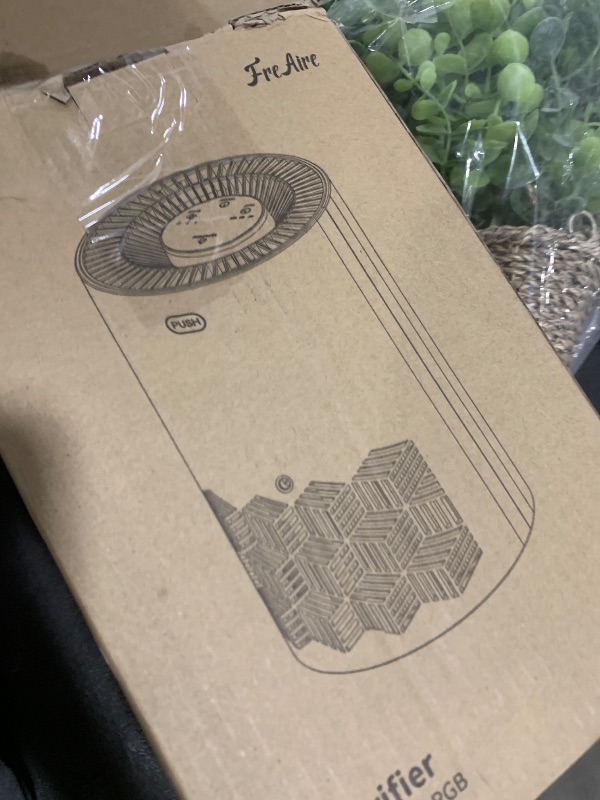 Photo 1 of FreAire Air Purifiers for Bedroom Covers Up to 1086 Ft², Air Purifiers for Home, HEPA Air Purifier with Lights, Air Purifier Removes Dust Smoke Pollen Dander Smell, for Home/Pets/Bedroom