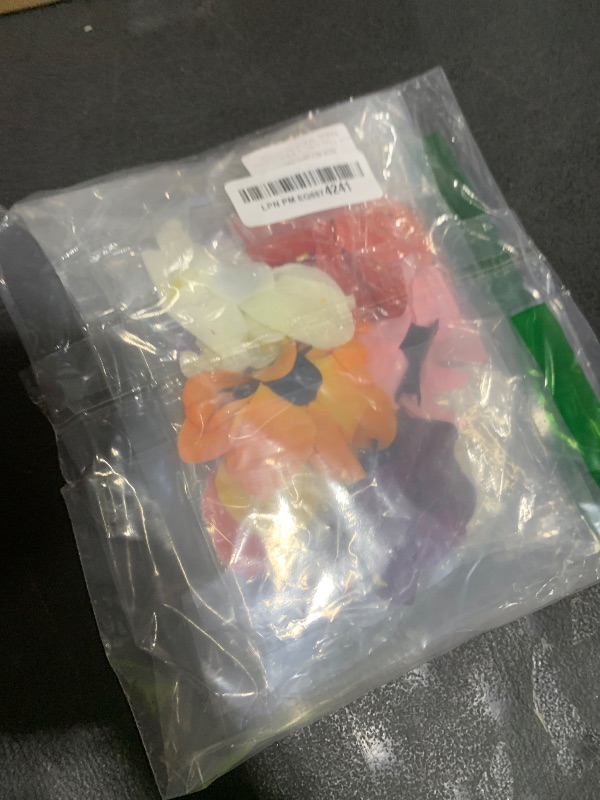 Photo 1 of 10 Pcs Flower Hair Clips, Flower Hair Accessories, 3.5 Inch Bridal Bobby Pins Headwear, for Vacation Party Beach Seaside(Double Flowers and Hibiscus)